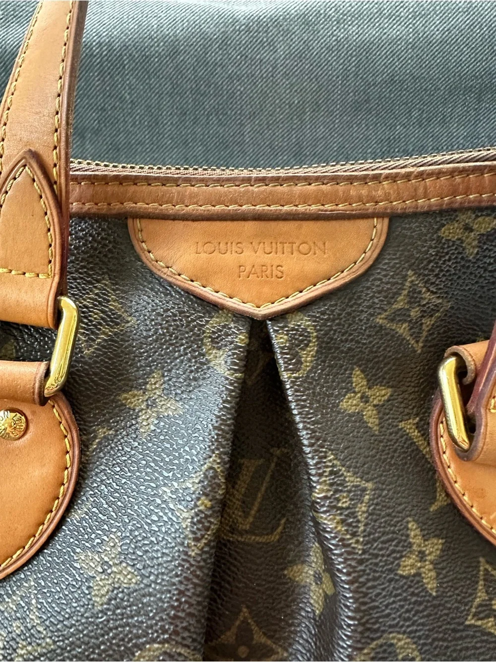 Louis Vuitton Monogram Palermo PM Shoulder Bag – Preowned – Authentic – No Stra
